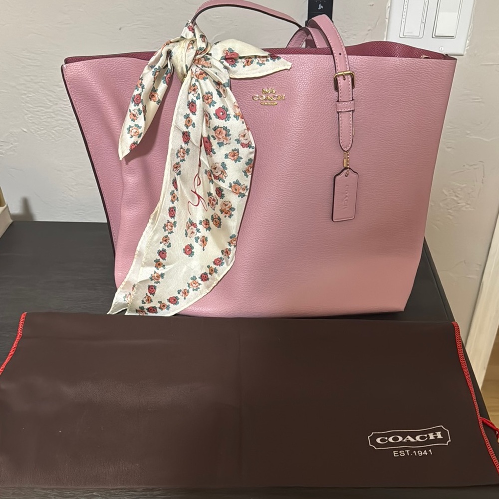 Coach Pink Tote Bag